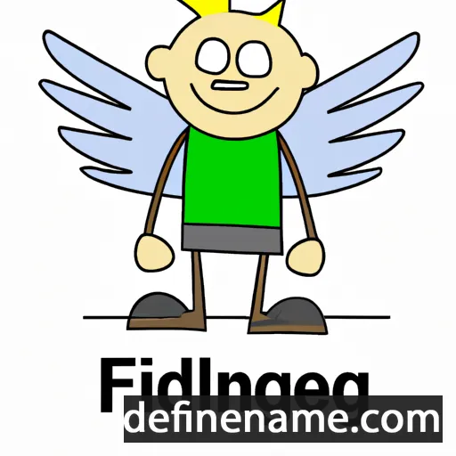 cartoon of the name Engelfried