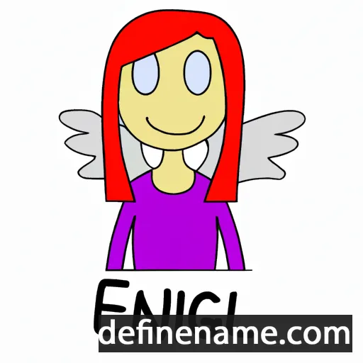 cartoon of the name Engelin