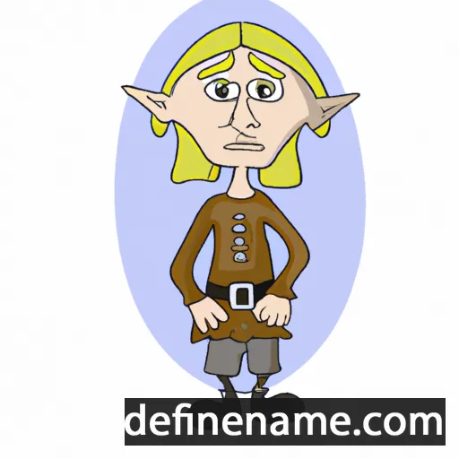 cartoon of the name Engelmund