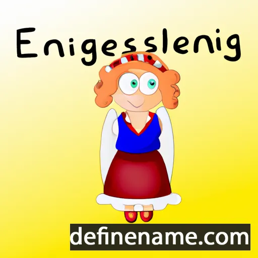 cartoon of the name Engelsina