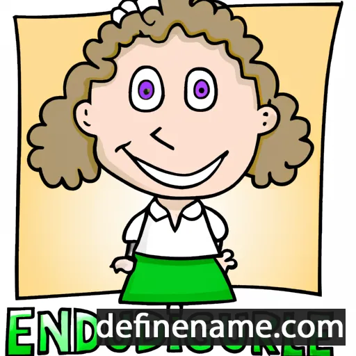 cartoon of the name Engeltraud