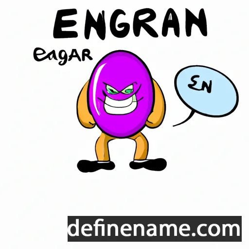 cartoon of the name Engeram