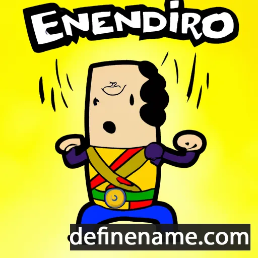 cartoon of the name Enguerrando