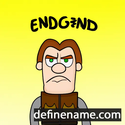 cartoon of the name Engvold