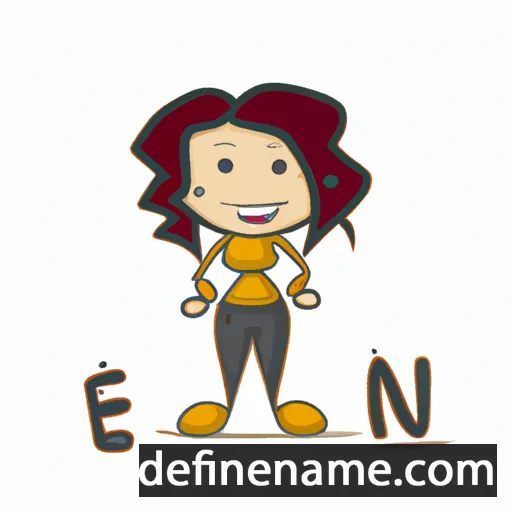 cartoon of the name Eni