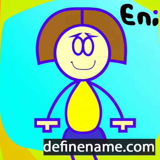 cartoon of the name Eni