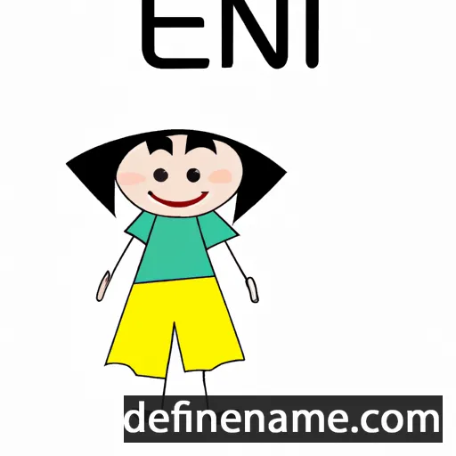 cartoon of the name Eni