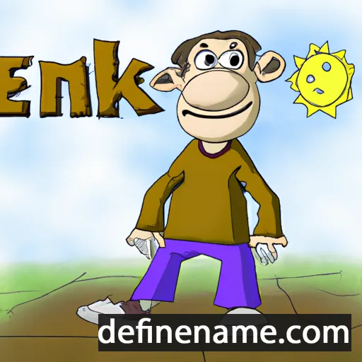 cartoon of the name Enkel