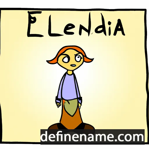 cartoon of the name Enkeleda