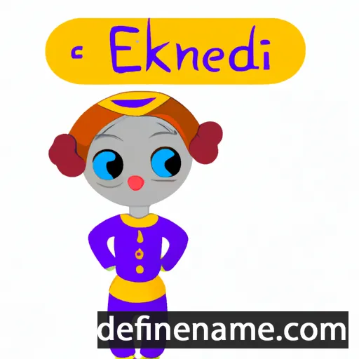 Enkelejda cartoon