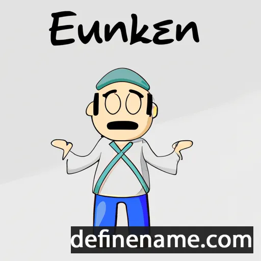 cartoon of the name Enkhbüren