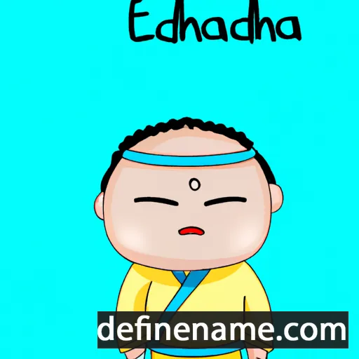 cartoon of the name Enkhdalai