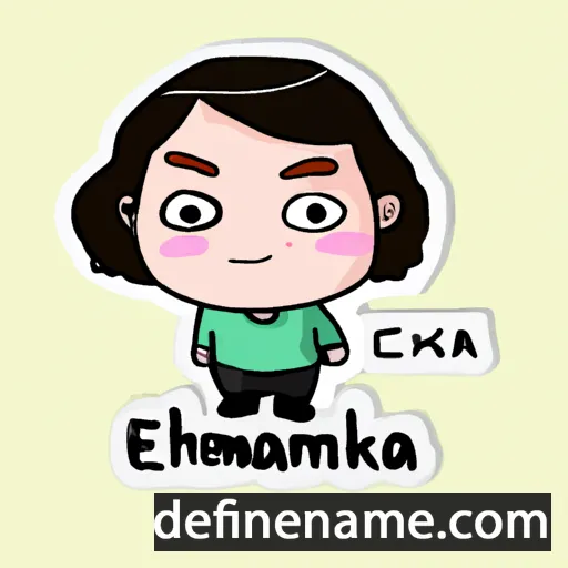 Enkhmaa cartoon