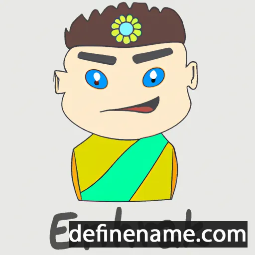 cartoon of the name Enkhnar