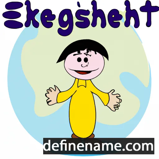 Enkhtsetseg cartoon