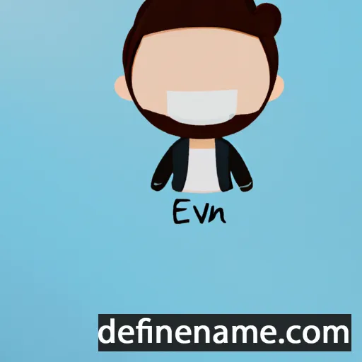 cartoon of the name Éovin