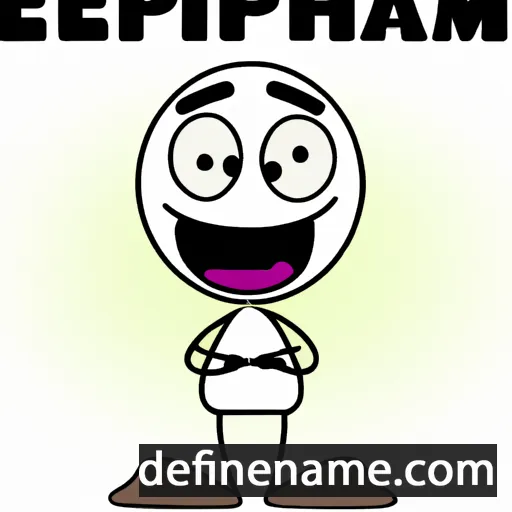 cartoon of the name Éphraïm