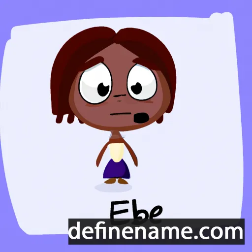 cartoon of the name Érèbe