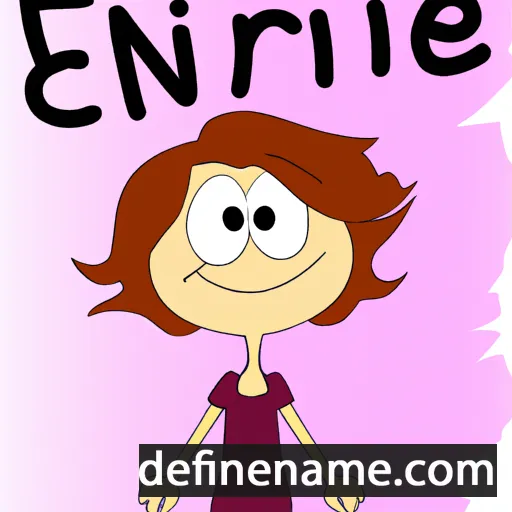 cartoon of the name Érine