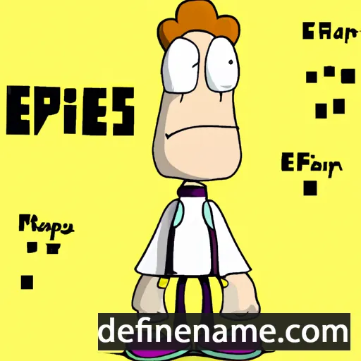 cartoon of the name Èpafres