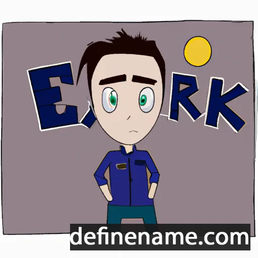 cartoon of the name Êrik