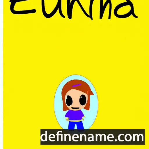 cartoon of the name Eñua