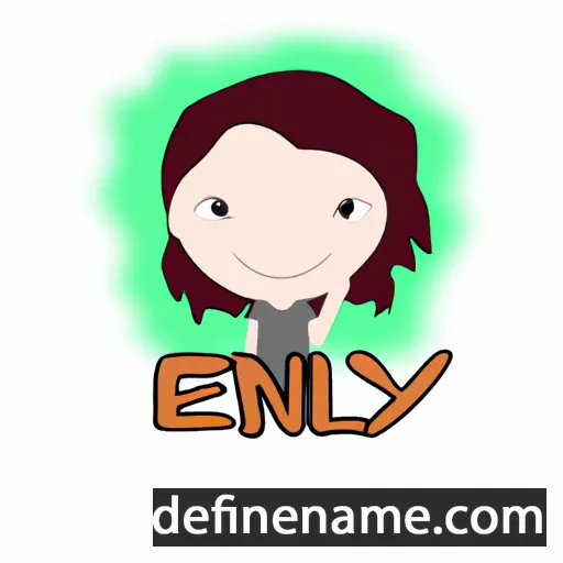 cartoon of the name Enlyn