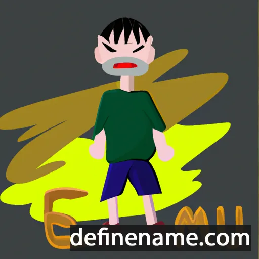 cartoon of the name Enmei