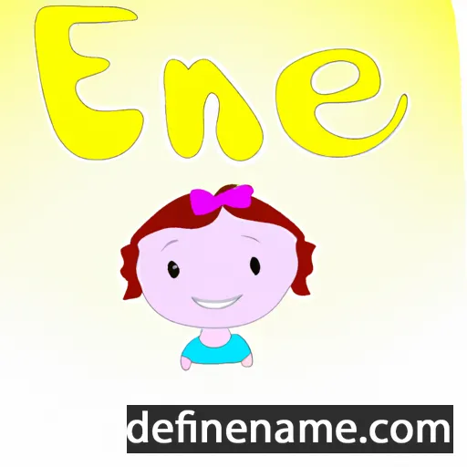 cartoon of the name Enne