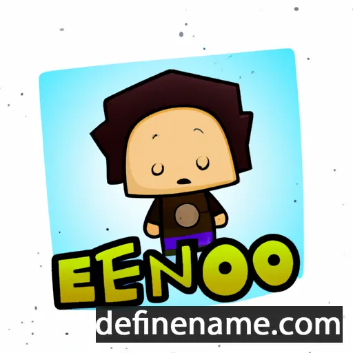 cartoon of the name Enno