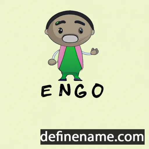 cartoon of the name Eno-obong