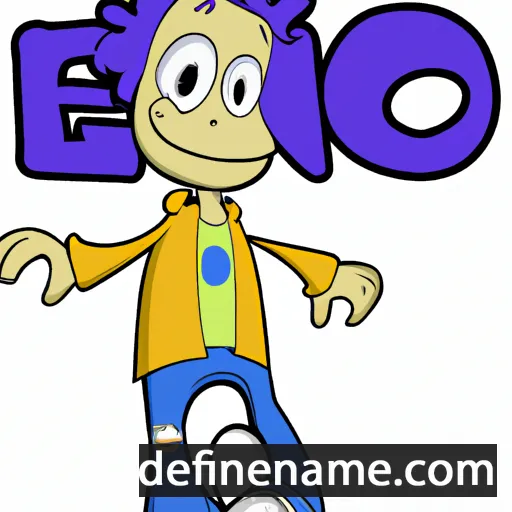 cartoon of the name Eno