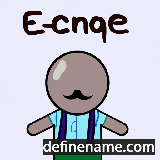 cartoon of the name Enoque