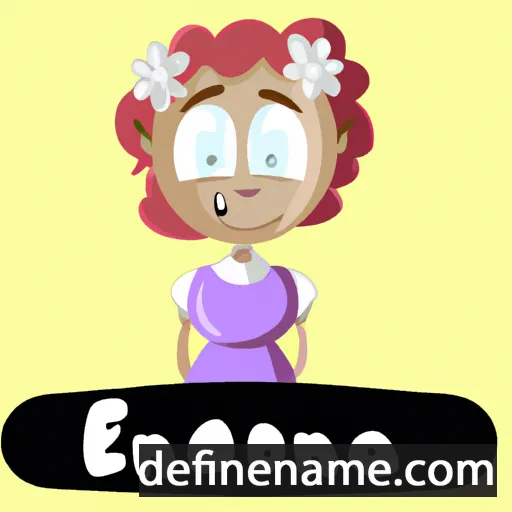 cartoon of the name Enorina