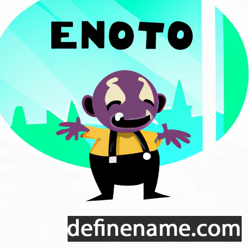 cartoon of the name Enotrio