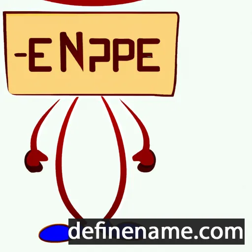 cartoon of the name Enpap-X