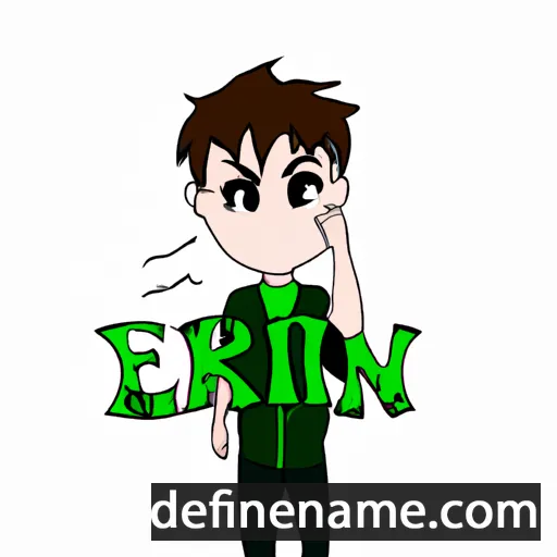 cartoon of the name Enri