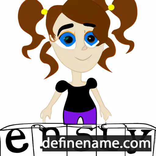 cartoon of the name Ensley