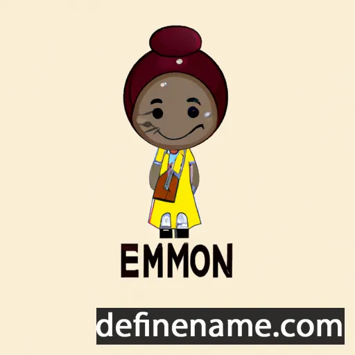 cartoon of the name Enyonyam