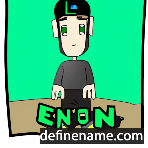 cartoon of the name Eon