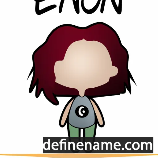 cartoon of the name Eonne