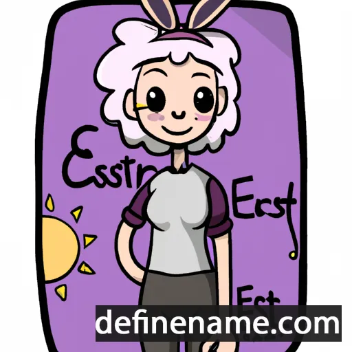 cartoon of the name Eostre