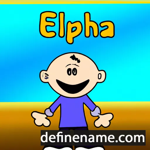 cartoon of the name Ephai