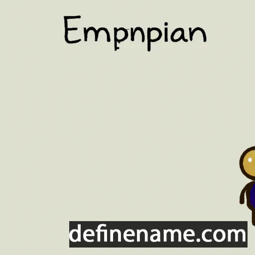 cartoon of the name Ephramina