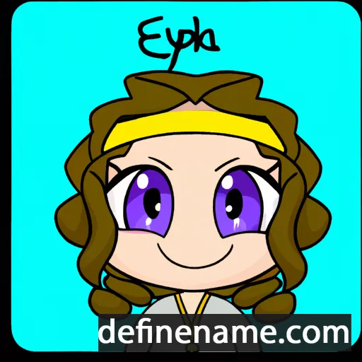 cartoon of the name Ephyra