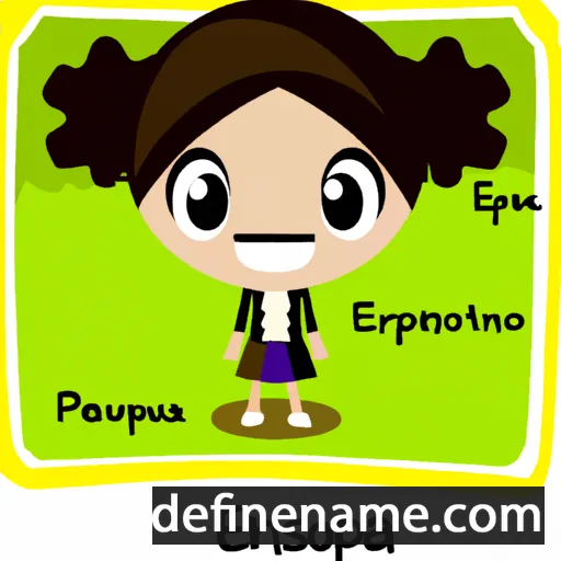 cartoon of the name Epianassa