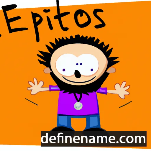 cartoon of the name Epiktitos