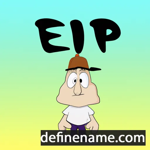 cartoon of the name Epim