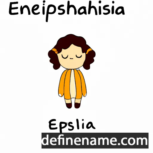 cartoon of the name Epistheneia