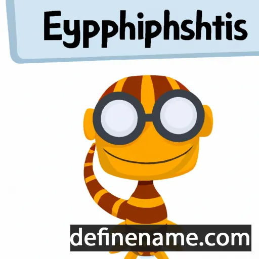 cartoon of the name Epistrophus